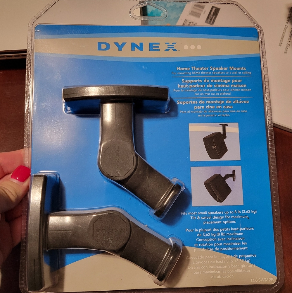 Dynex home theater speaker mounts